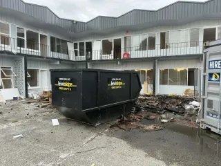 Rubbish Fire at Coachmans Inn Quickly Contained