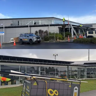 PowerNet Installs Solar Panels at Two Offices