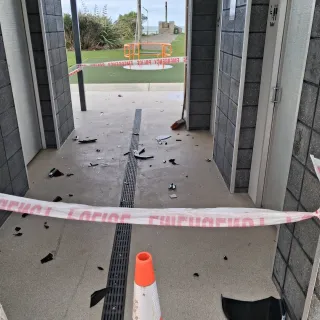 Vandals Trash Taramea Bay Toilets Again