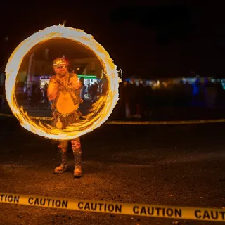 Bluff Night Market and Fire Show a Hit