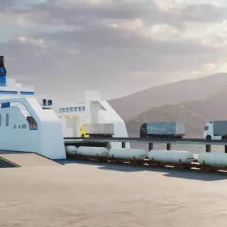 Cook Strait Ferries Named Kupe and Cook