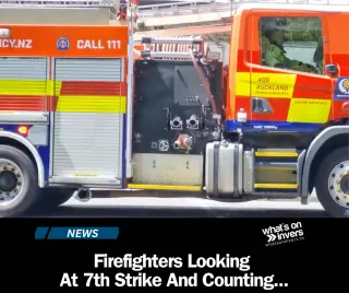 Eight Trucks Battle Oreti Beach Fire
