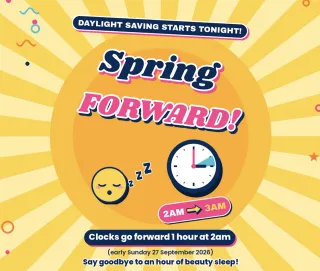 Clocks Spring Forward One Hour Tonight