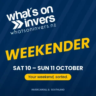 What's On Invers Weekender, Sat 10 to Sun 11 October