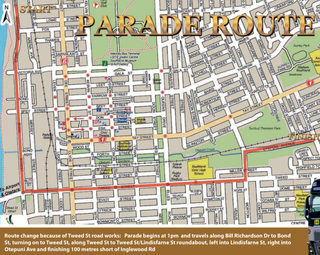 Sunday’s Truck Parade Route