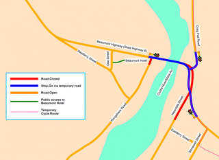 Beaumont Bridge, Clutha District, Temporary Road Could Open Next Week