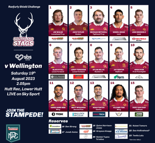 Southland Stags vs Wellington Team Named