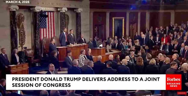 WATCH LIVE: President Trump Delivers Address To A Joint Session Of Congress