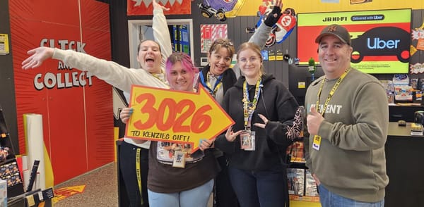 JB Hi-Fi Invercargill Raises $3026 With Winter Plunge