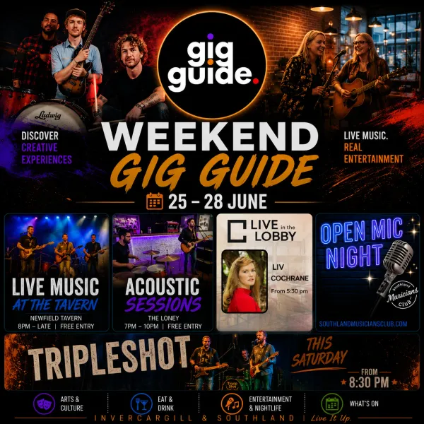 Weeken Gig Guide 25-28 June