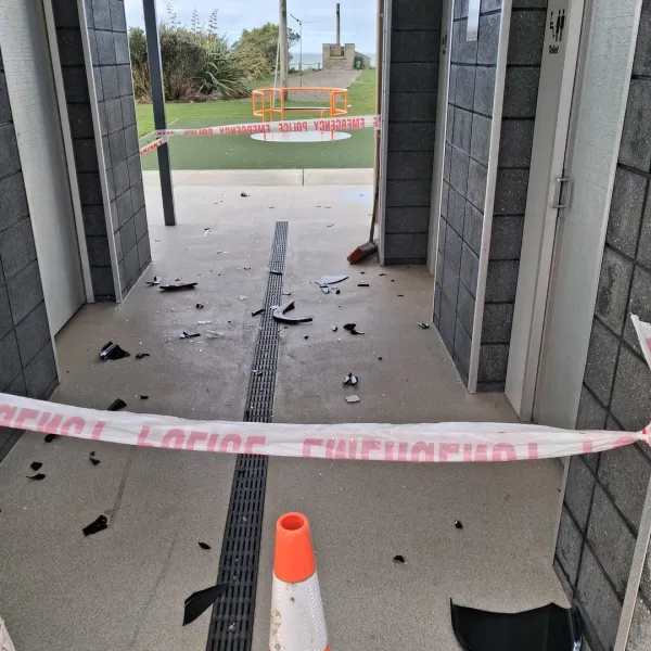 Vandals Trash Taramea Bay Toilets Again