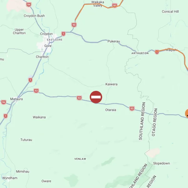 SH93 Closed After Serious Mataura Crash