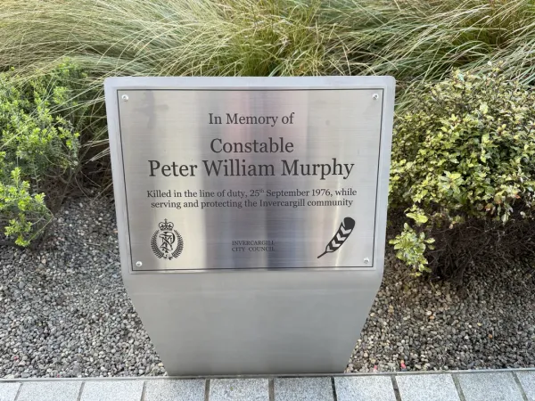 Invercargill Honours Fallen Officer Peter Murphy 50 Years On