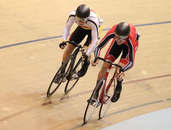 Two More Golds for Cantabrian at Vantage Age Track Cycling Nationals