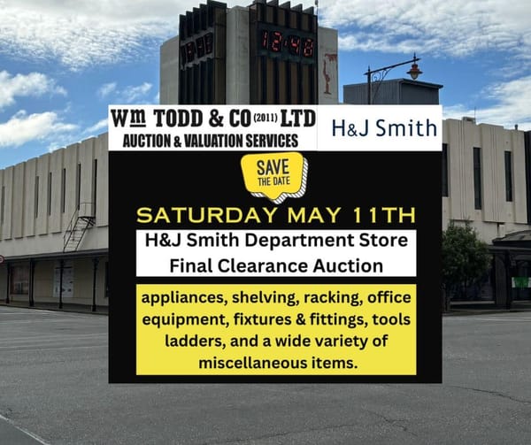 Final H&J Smith Department Store Clearance Auction Promises Exciting Variety