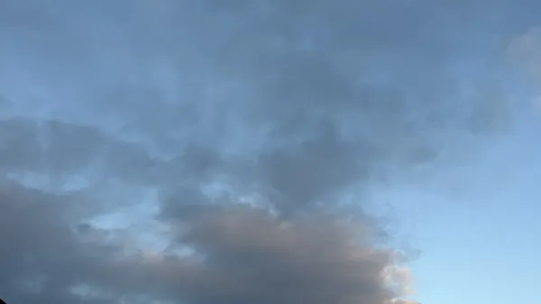Dusk sky over Invercargill