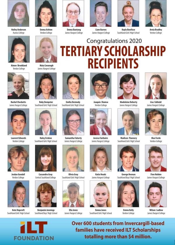 ILT “Thrilled” To Start Granting; 65 Scholarships Awarded