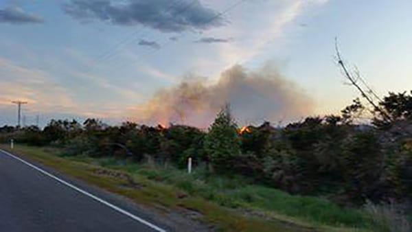 Scrub Fire On Way To Bluff