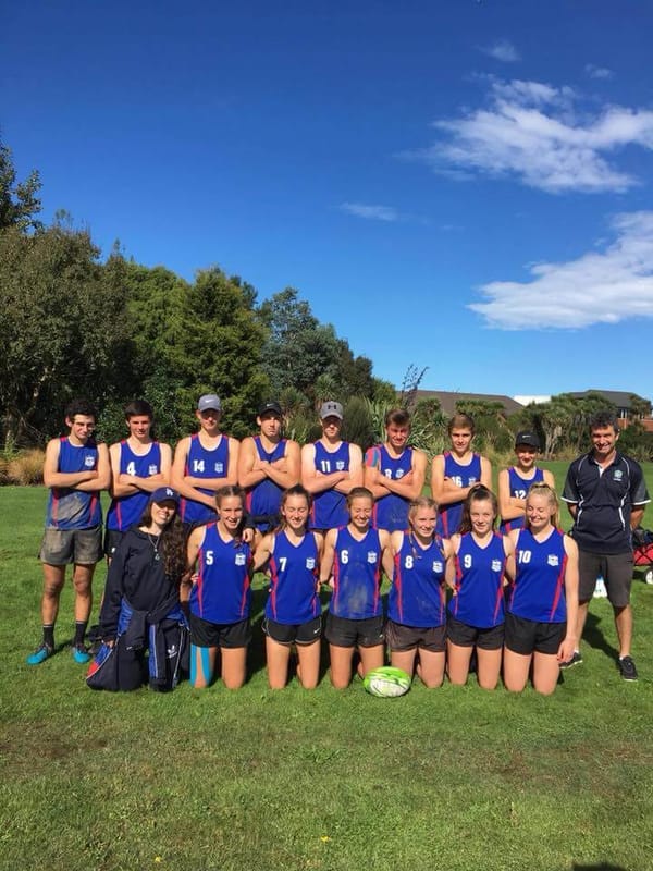 Central Southland College Touch Team Qualified for the NZSS Champs