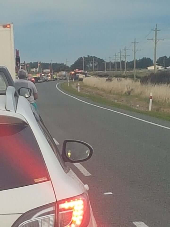 Bluff Road Crash, Tractor & Truck Collide