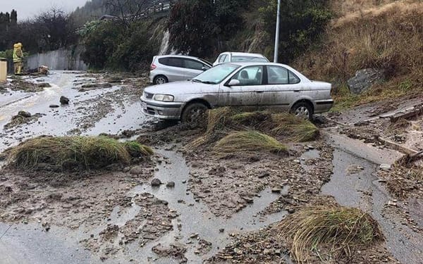 Contractor Hits Pipe, Water Floods Streets, Hotel And Damages Cars In Queenstown