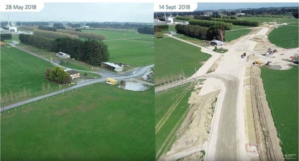 Edendale Highway SH1 Realignment (video)