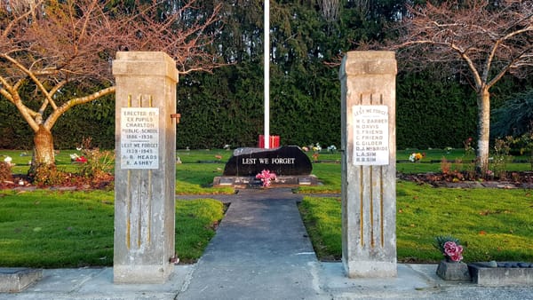 WW2 Memorial Pillars Relocated