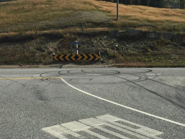 Queenstown Cops Concerned By Spate of Burnouts On Roads