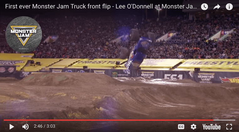 First Ever Monster Jam Truck Front Flip – Lee O’Donnell at Monster Jam World Finals XVIII FULL RUN