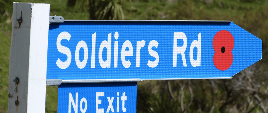 Invercargill Street Signs Honour Servicemen