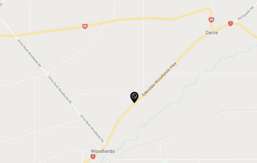 Crash Edendale – Woodlands, Detour In Place UPDATE: Road Clear