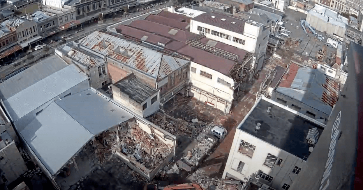 Watch: Time Lapse Video Of City Block Demolition Stage 1