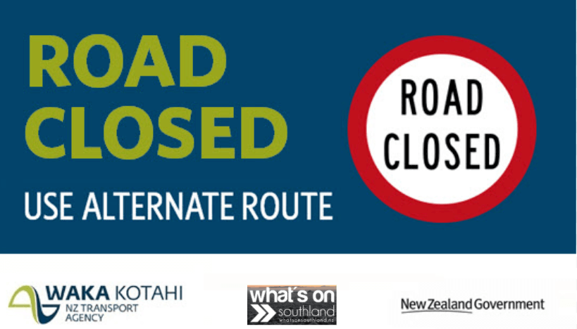 Clinton to Mataura Road Closed Due To Fallen Tree