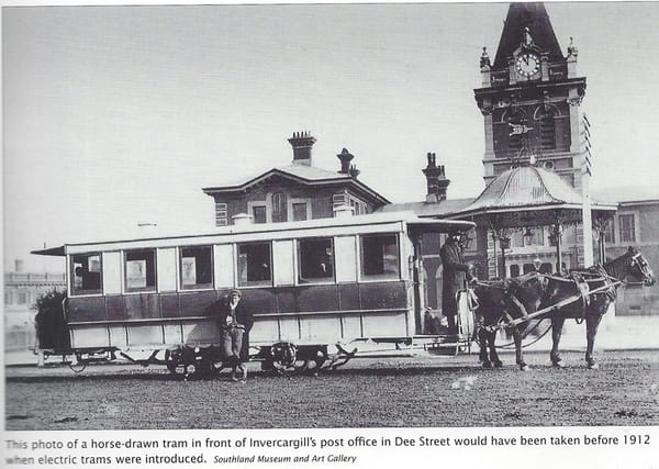 Invercargill Tram Returning Home