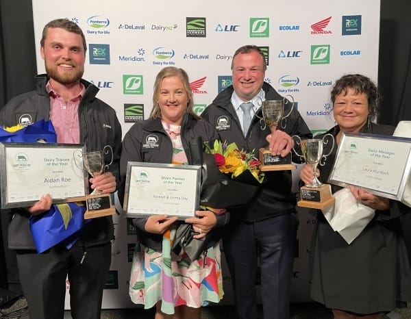 Happy Days For Southland/Otago Dairy Industry Awards Winners