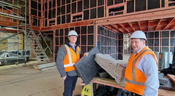 Wool Blend Insulation Showcased in New Building