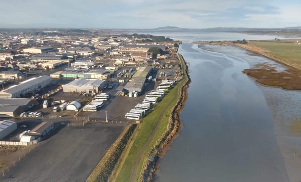 Waihōpai Stop Bank Strengthening Underway