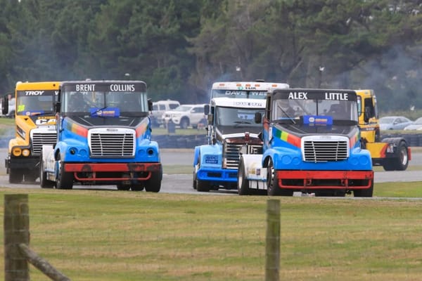 Alex Little Makes it Five Super Truck Wins at Teretonga Park