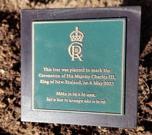 Rimu Tree Planted To Mark Coronation of King Charles 3rd