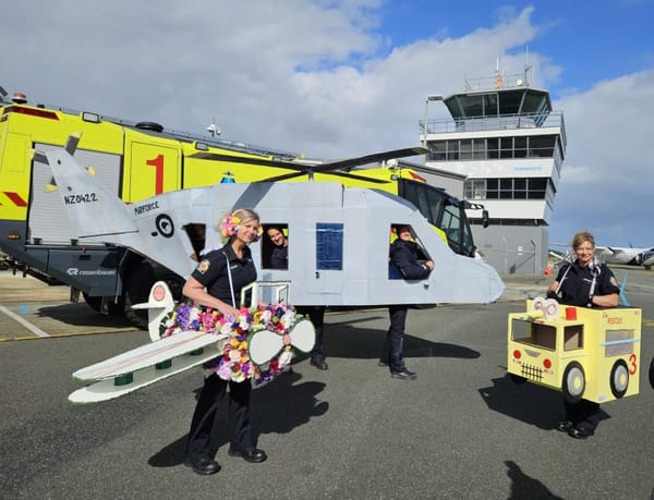 Invercargill Fire Crew Turns Runway Walk into Charity Drive